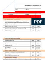 Programa Anual de Seguridad y Salud en El Trabajo - TELECOMUNICACIONES