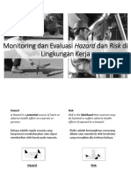 Monitoring Dan Evaluasi Hazard Dan Risk Di Lingkungan Kerja