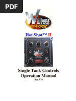 HS-II Single Tank Controls Operation Manual 