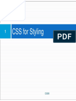 CSS For Styling
