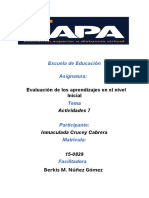 Tarea 7 de Evaluacion de Los Aprendizaje