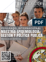 Maestría Epidemiologia, Gestión y Política Publica 4.0