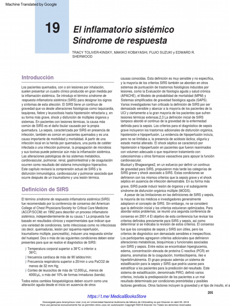 Total Burn Care 2018266281 PDF Septicemia Inflamación