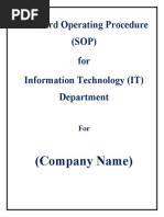 Standard Operating Procedure of Office Administration | PDF