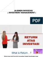 Return Dalam Investasi