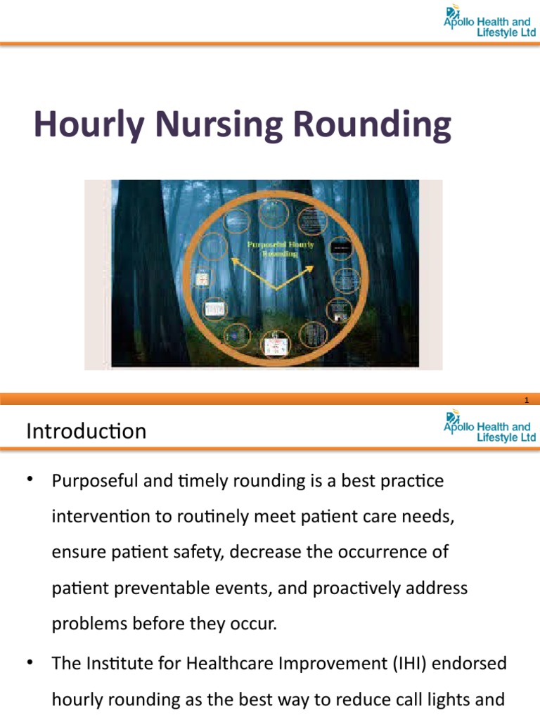 Hourly Nursing Rounding & Call Bell Response PDF Nursing Patient