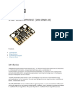 6 DOF Sensor MPU6050 (SKU:SEN0142) : 1 2 Specification 3 Connection Diagram 4 Sample Code
