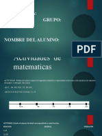 Actividades de Matematicas