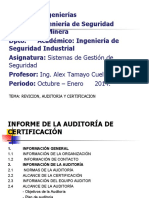 Informe de Auditoría de Certificación SGS