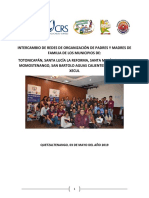 Informe de Intecambio 03.05.2019