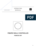 Fibaro Walli Controller: Operating Manual