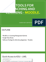 It Tools For Teaching and Learning - .: Moodle