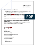 Recap Array Function Problem