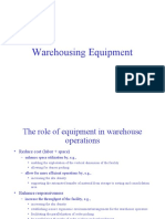 Equipment Warehousing