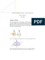 Grade 10 Physics Notes - Magnetic Fields and Forces