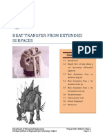 Heat Transfer From Extended Surfaces: Course Contents