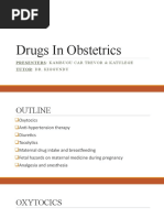 Drugs in Obstetrics and Gynecology Guide | PDF | Childbirth | Anemia