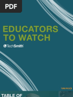 Download Educators to Watch by TechSmith SN57954719 doc pdf