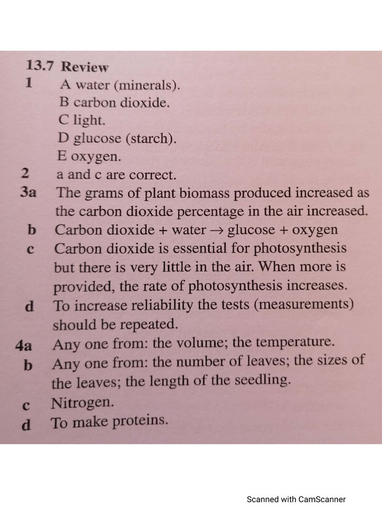 Review Unit13 7 Biology Answer Key Pdf