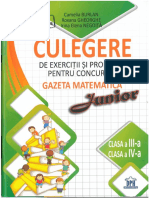 Culegere Junior Gazeta Matematica