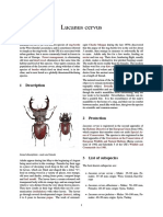 Lucanus Cervus: 1 Description