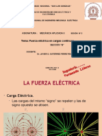 SESIÓN 3 Fuerza Eléctrica en Cargas Continuas