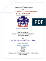 Dealer's Satisfaction Maihar Cement