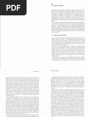 Pissarides, Christopher A. Equilibrium Unemployment Theory