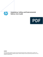 Regulatory, Safety, and Environmental Notices User Guide