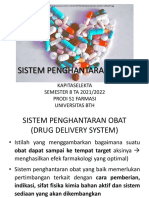 2. SISTEM PENGHANTARAN OBAT