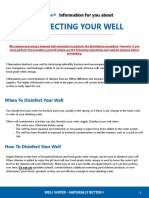 Disinfecting Your Well