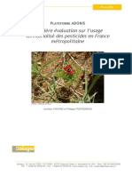 Présentation Des Résultats de L'enquête de Solargro Sur Les Pesticides