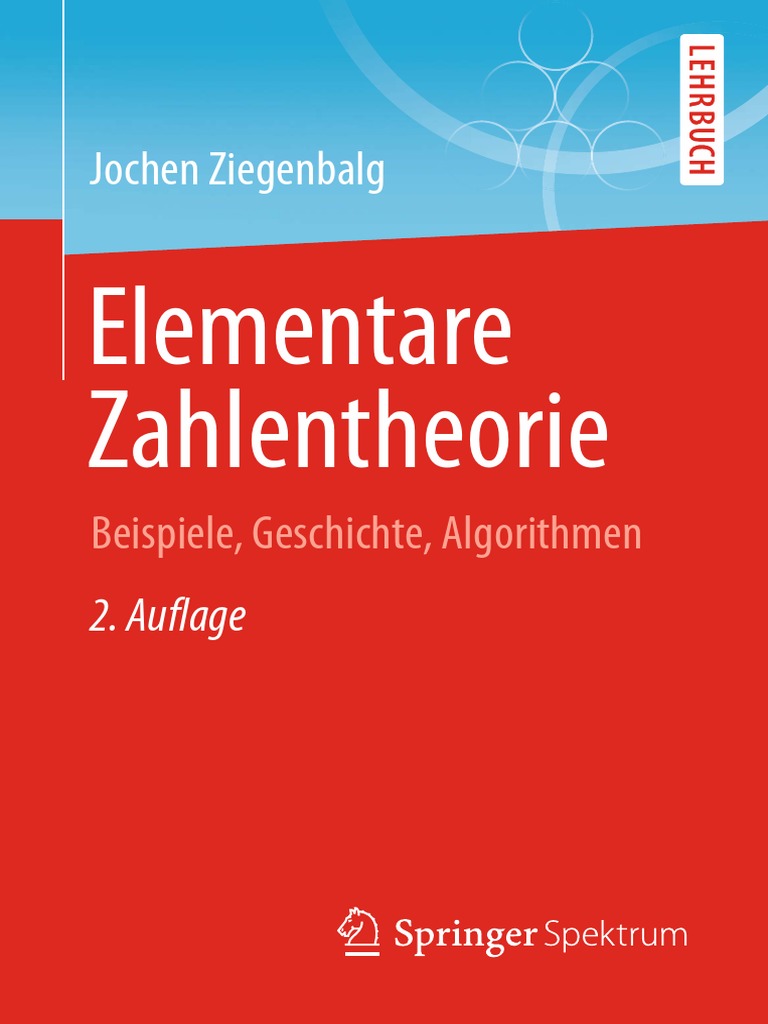 Ele Zahlentheorie 1 PDF