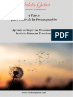 4 Pasos para salir de la preocupación y dirigir tus pensamientos hacia tu bienestar emocional