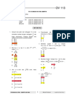 DV113 - TS Iii - SBMPTN Saintek