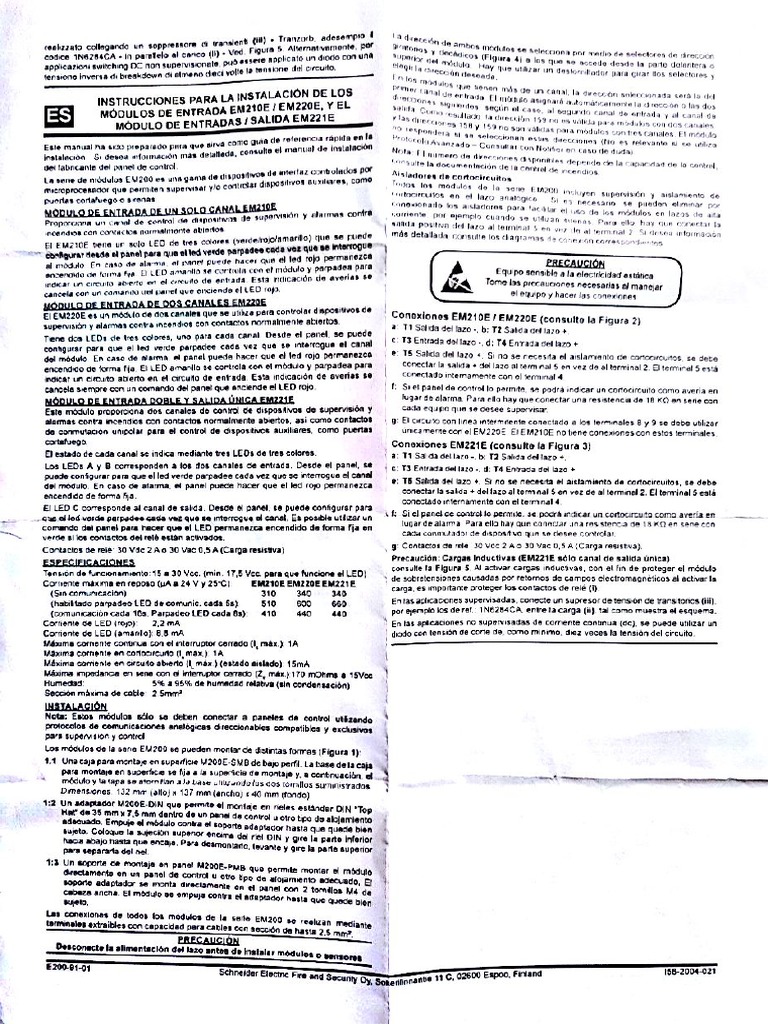 Em210e - Em220e - Em221e | PDF