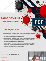 Coronavirus Powerpoint Template