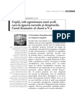 15 - 20 - Copiii, Sub Agresiunea Unei Scoli Care Le Ignora Nevoile Si Drepturile. Cazul Dramatic Al Clasei A V-A