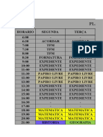 Plano de Rotina & Estudos