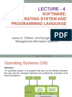 Software: Operating System and Programming Language: Lecture - 4