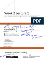 AMS 30: Week 2 Lecture 1: Dr. Eleftheria Arapoglou Uc Davis Ams Department