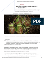 Comment Les Plantes Sont Devenues Carnivores3