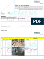 Siemens HSE Observations Report Summary