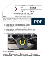 Technical Service Bulletin: Airbag Warning Light On