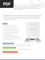 Brivo Acs300 Controller: Building Blocks For Brivo Cloud-Based and On-Premise Building Security