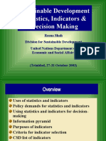 Sustainable Development Statistics, Indicators & Decision Making