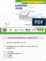 Soldagem arco elétrico eletrodo revestido