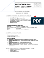 MSDS Agua Oxigenada Alkofarma