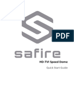 SAFIRE - Quick Start Guide of HD-TVI Speed Dome - V3.44 - 20180126 2