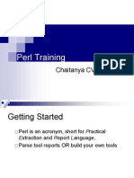 Perl Training Cvs